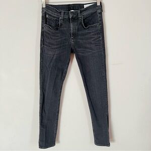 Rag & Bone Skinny Jeans Size 29 Black Distressed